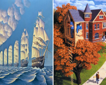 21 Mind-Twisting Optical Illusion Paintings By Artist Rob Gonsalves