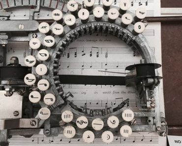 This Is A Music Typewriter From The 1950s, Only A Handful Are Left Today