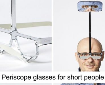 Guy Invents Glasses That Allow Short People To See The World From ‘Above’ – (6 More Other Inventions)